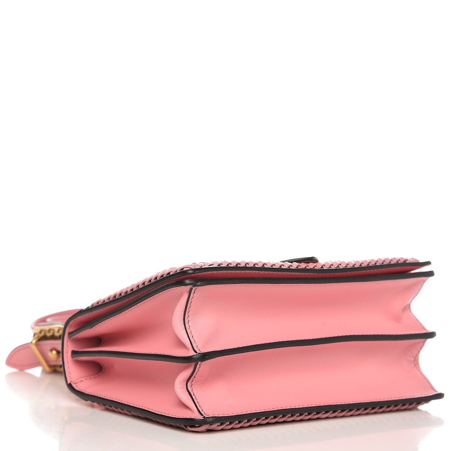 City Calf Raffia Saffiano Cahier Bag Naturale Petalo