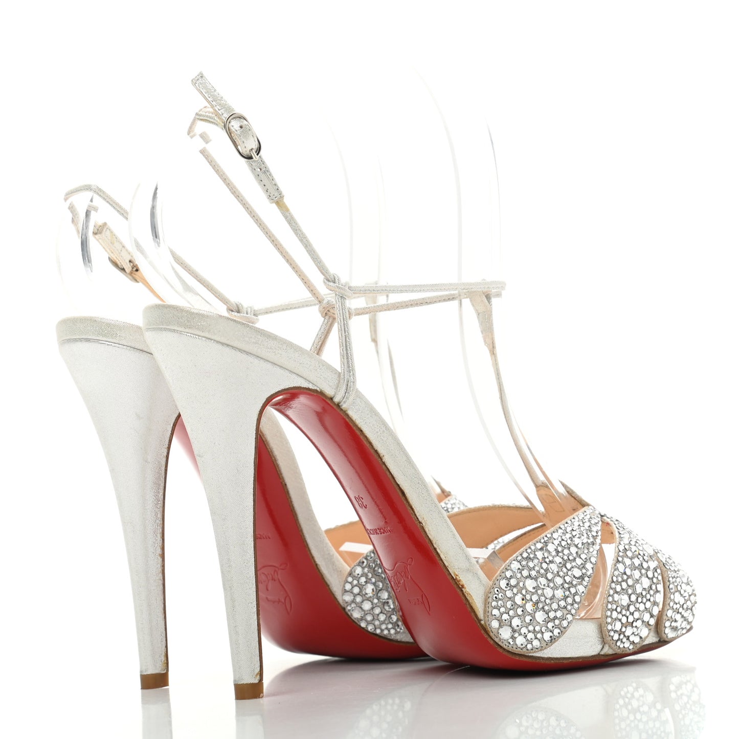 Strass Nappa Margi Diams 120 Sandals 38 Crystal