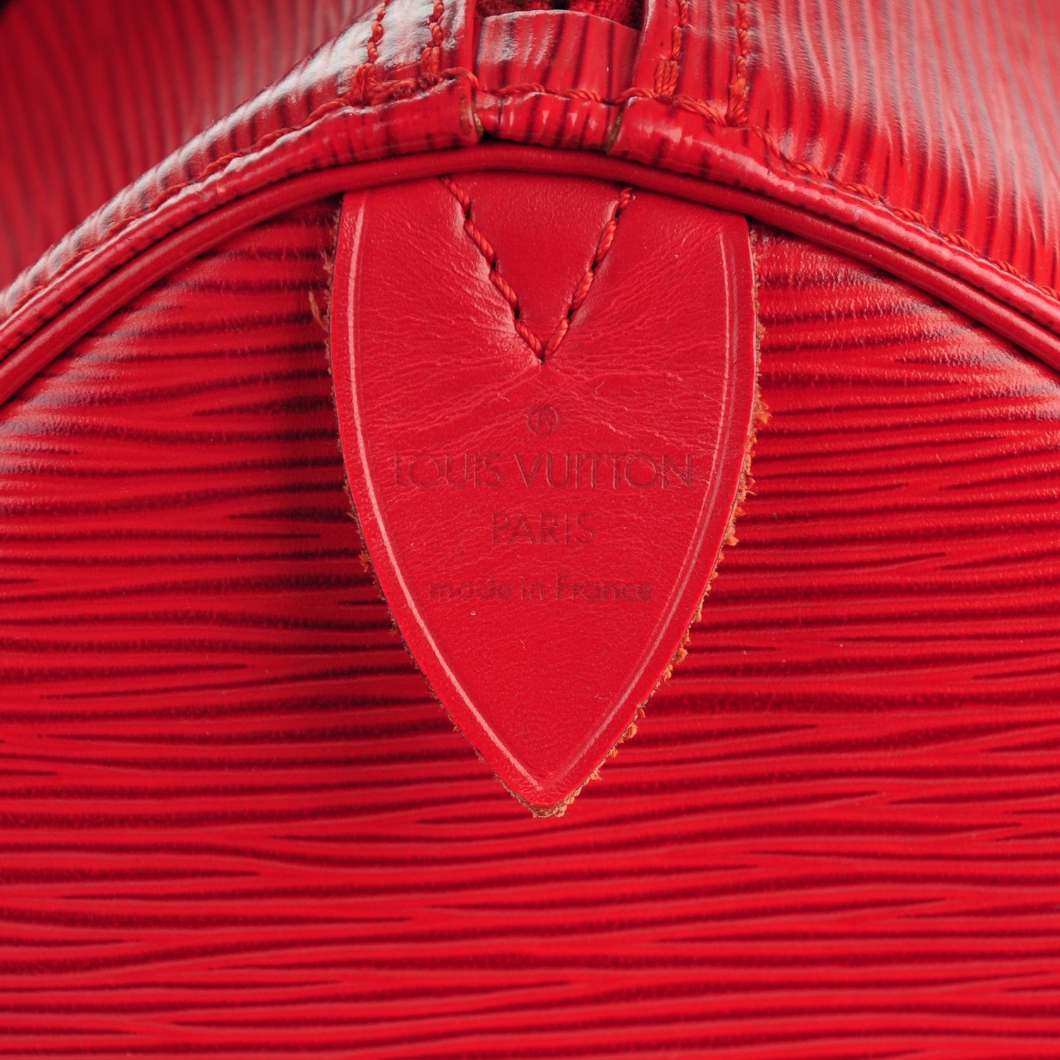 Louis Vuitton Epi Speedy 30 Rouge 10 of 13