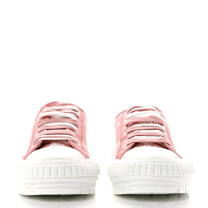 Louis Vuitton Denim Monogram Squad Sneakers 39.5 Pink 2 of 8