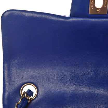 Chanel Lambskin Quilted Mini Rectangular Flap Royal Blue 8 of 17
