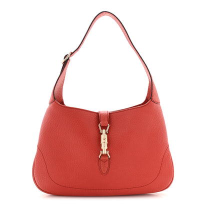 Gucci Calfskin Small Jackie O Hobo Dark Orange 1 of 11