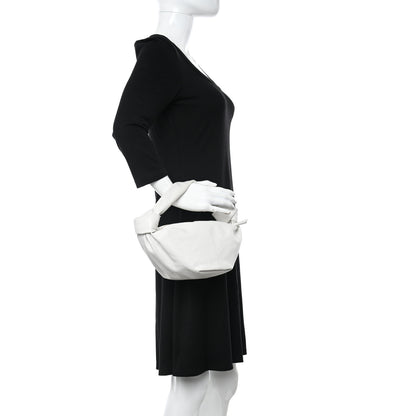 Bottega Veneta Calfskin Mini Double Knot Bag White 2 of 10