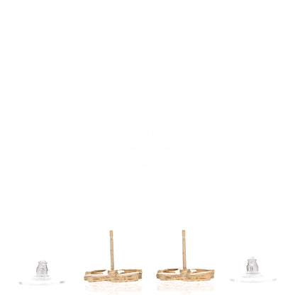 Chanel Crystal CC Earrings Gold Multicolor 3 of 4