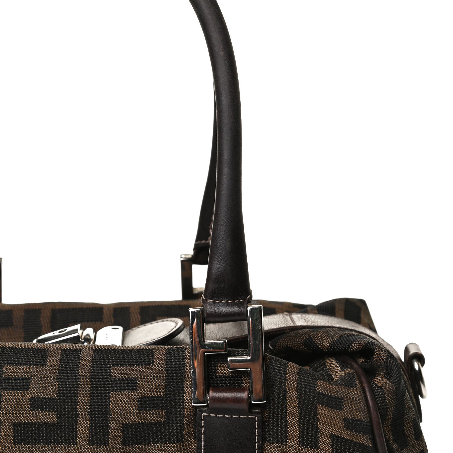 Fendi Zucca Boston Tobacco 13 of 27