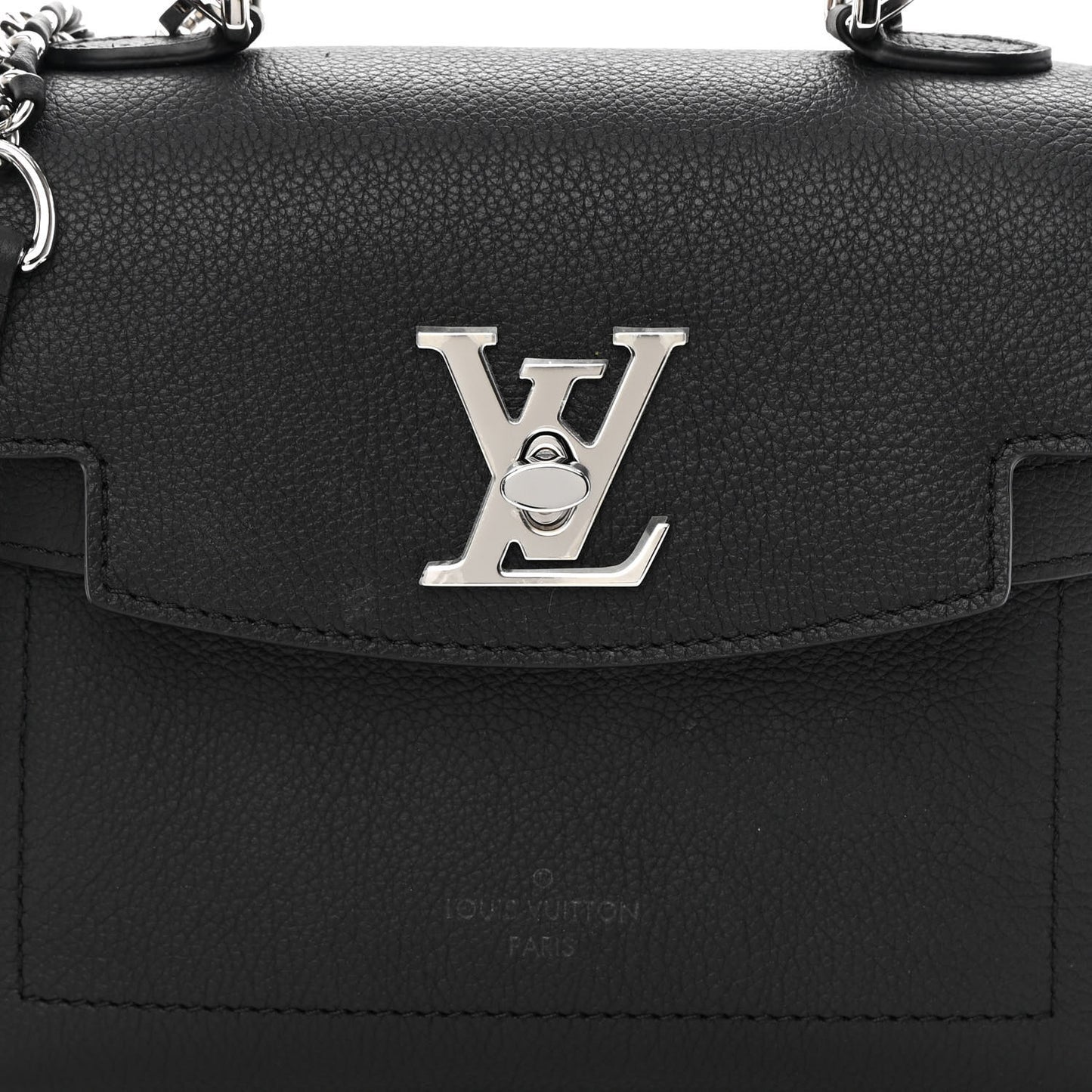 Calfskin Lockme Ever Mini Black