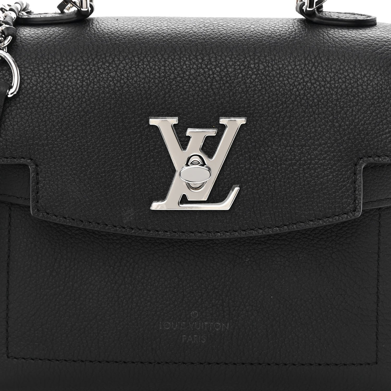 Louis Vuitton Calfskin Lockme Ever Mini Black 7 of 14