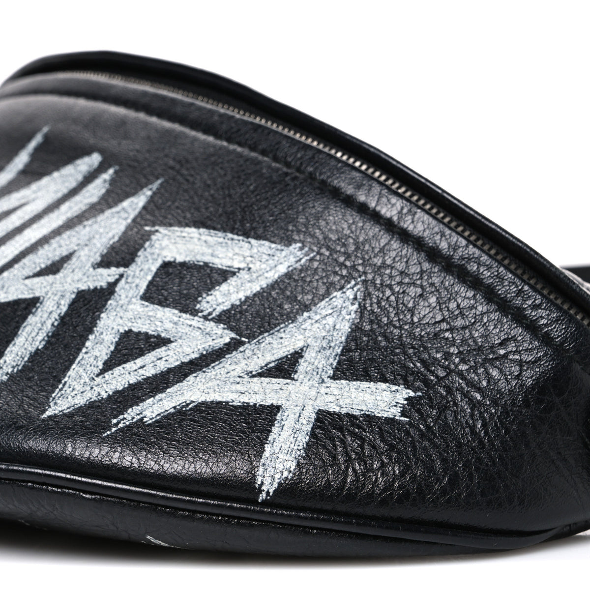 Balenciaga Agneau Arena Graffiti All Over XS Souvenir Belt Bag Black White 8 of 8