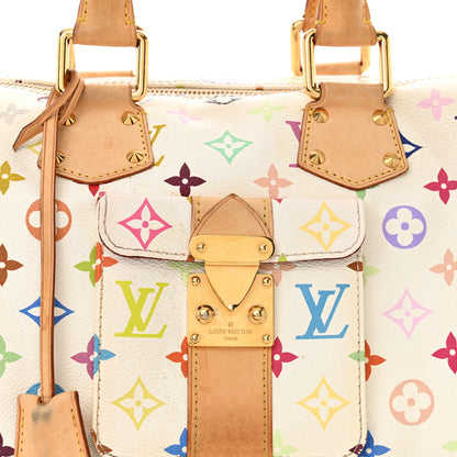 Louis Vuitton Monogram Multicolor Speedy 30 White 7 of 16