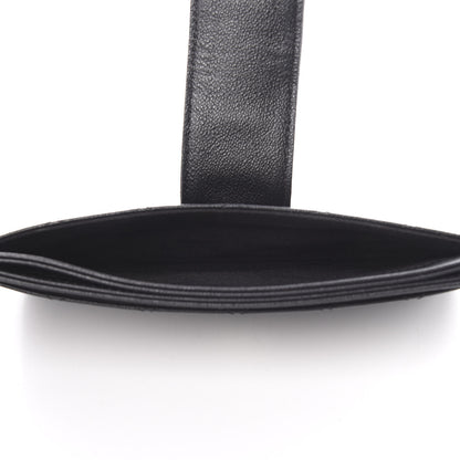 Chanel Caviar Quilted CC Box Strap Pouch Black 7 of 11
