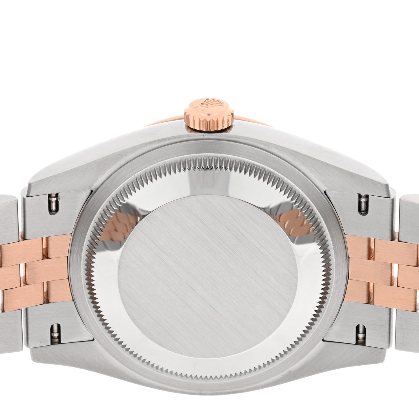 Stainless Steel 18K Everose Gold 36mm Oyster Perpetual Wimbledon Datejust Watch Slate 126231 Slate