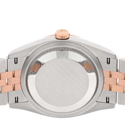 Rolex Stainless Steel 18K Everose Gold 36mm Oyster Perpetual Wimbledon Datejust Watch Slate 126231 Slate 4 of 5