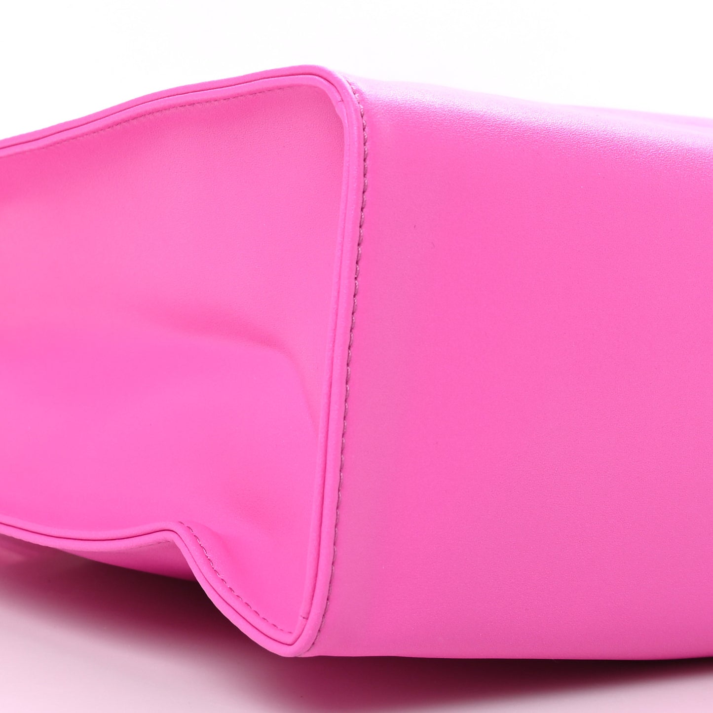 Vegan Leather Medium Shopping Bag Azalea