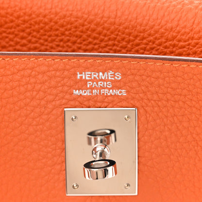 Hermes Togo Kelly Retourne 35 Orange 6 of 10