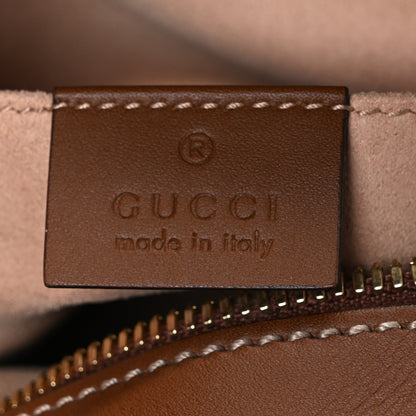 Gucci GG Supreme Monogram Floral Embroidered Mini Chain Shoulder Bag Beige Ebony Tuscany 6 of 10