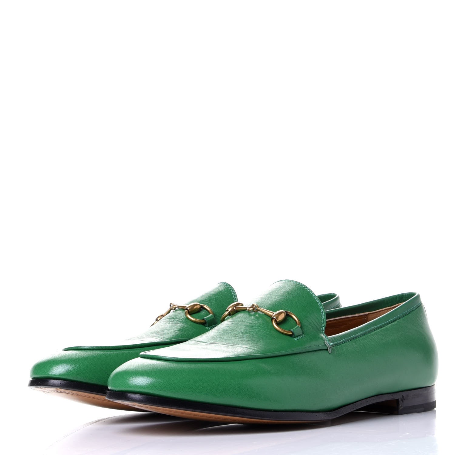 Gucci Malaga Kid Womens Jordaan Loafers 41 New Shamarock 6 of 20