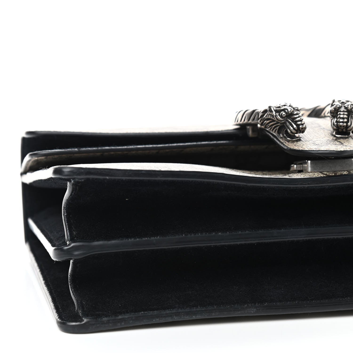 Gucci GG Supreme Monogram Small Dionysus Shoulder Bag Black 6 of 11