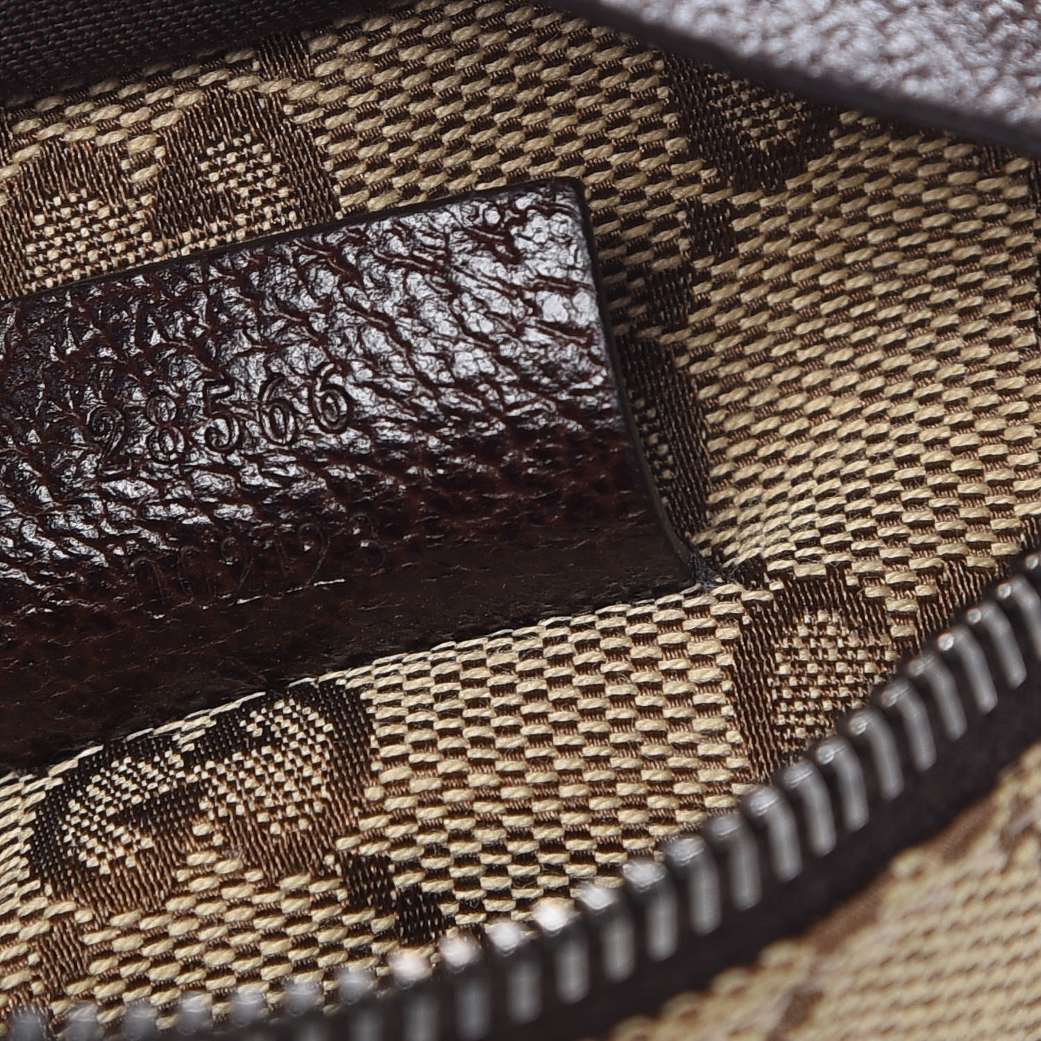 Gucci Monogram Web Belt Bag Dark Brown 7 of 10