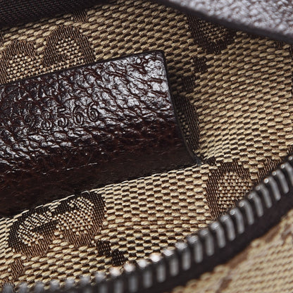 Gucci Monogram Web Belt Bag Dark Brown 7 of 10
