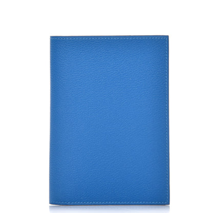 Hermes Evercolor MC2 Magellan Passport Holder Bleu Hydra 1 of 8