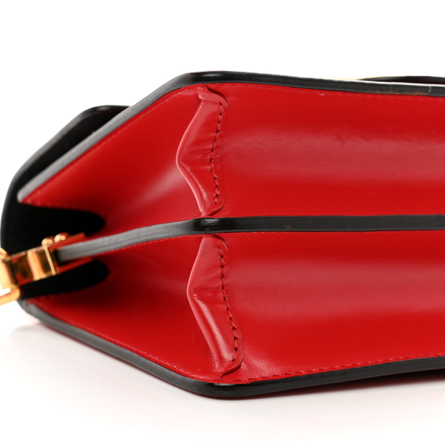 Vernis Monogram Dauphine Mini Red