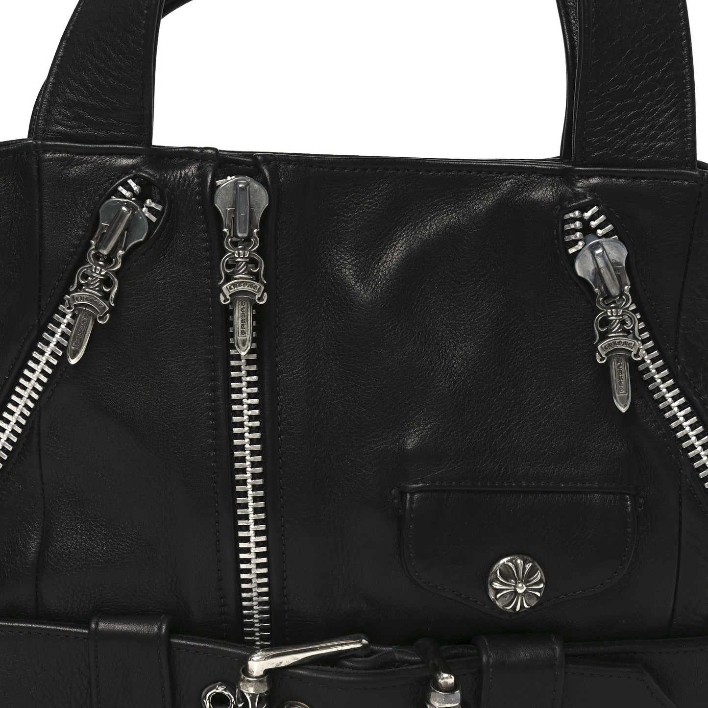 Grained Calfskin JJ Dean Tote Black