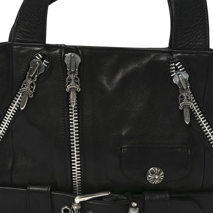 Chrome Hearts Grained Calfskin JJ Dean Tote Black 7 of 9