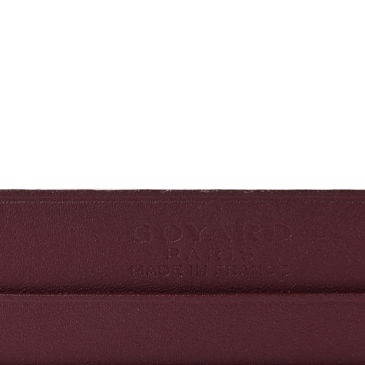 Goyardine Saint Sulpice Card Holder Bordeaux