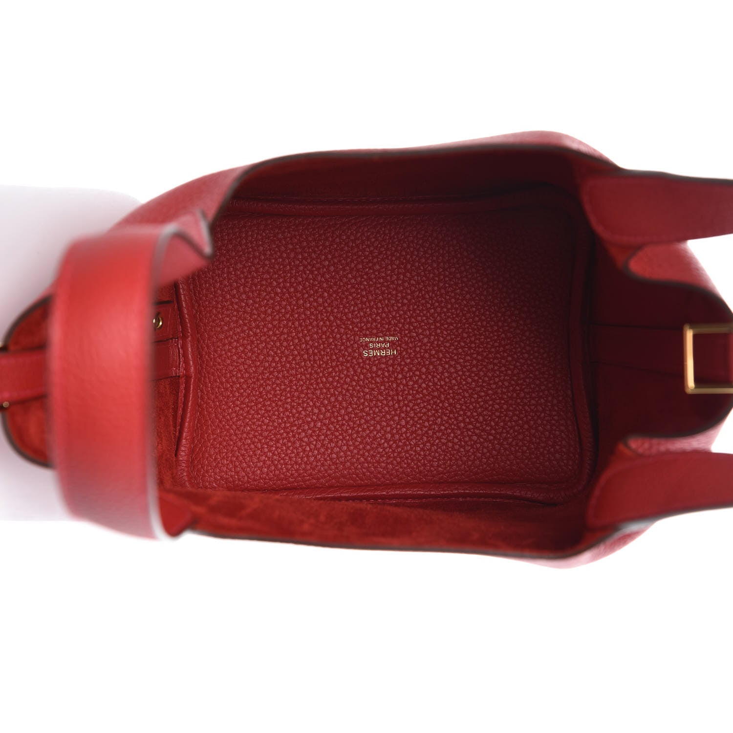 Hermes Taurillon Clemence Picotin Lock 18 PM Rouge Casaque 5 of 8