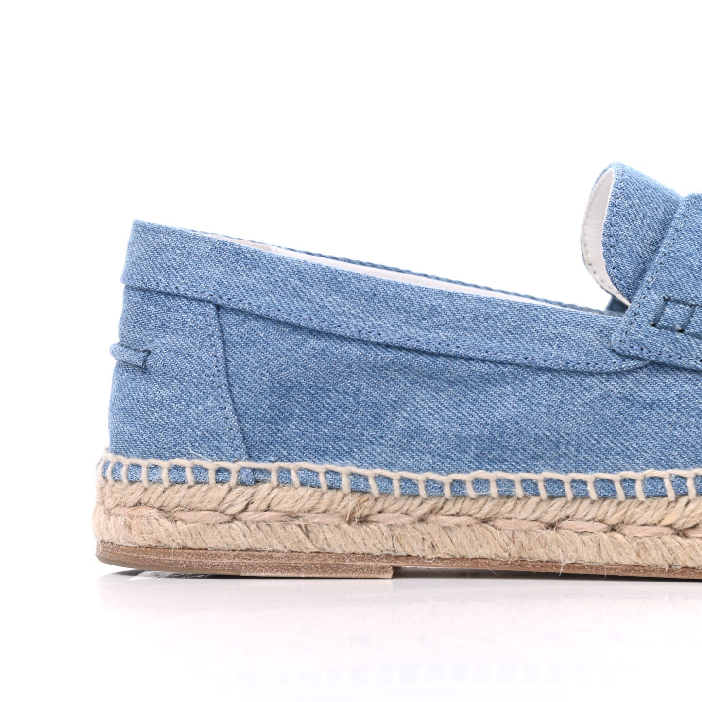 Denim Canvas Womens Trip Espadrilles 39 Bleu Clair