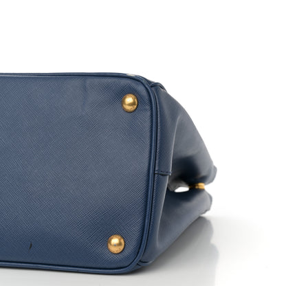 Prada Saffiano Medium Galleria Double Zip Tote Bluette 12 of 22