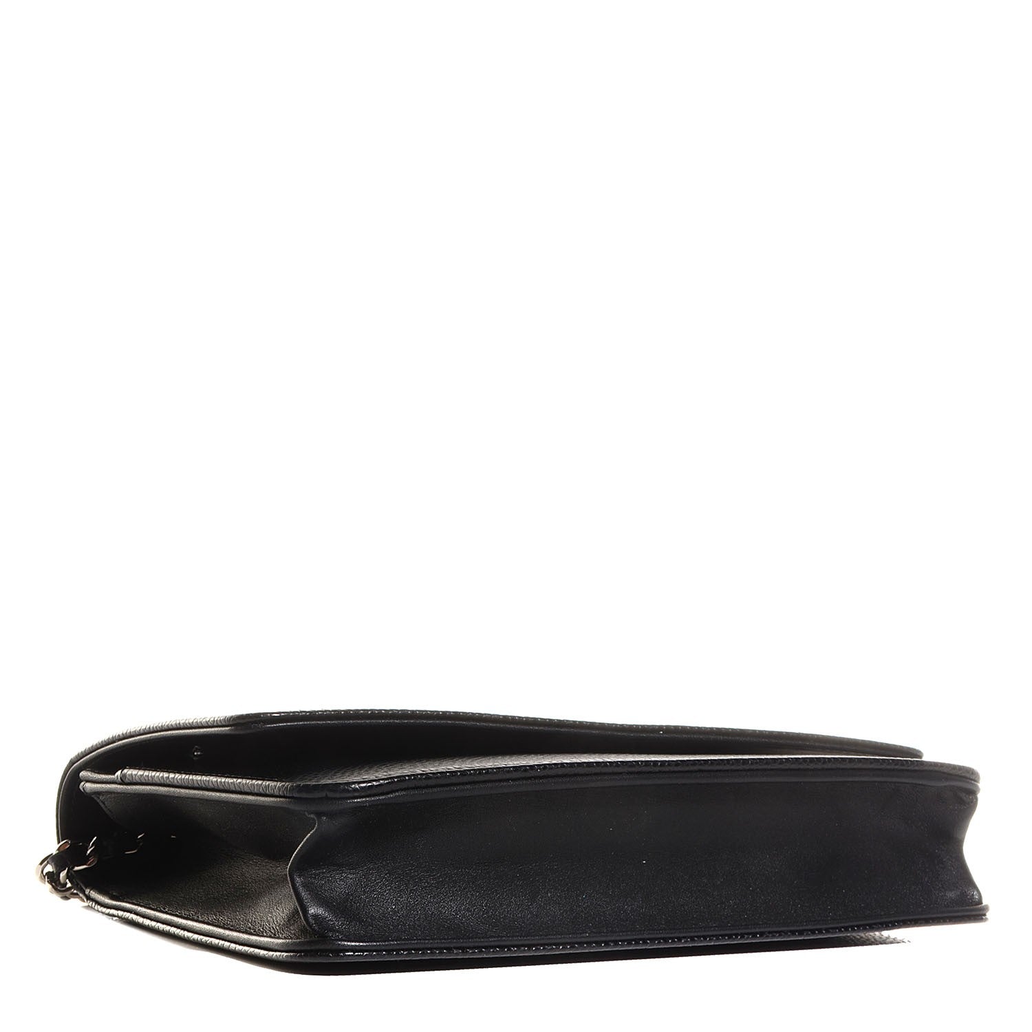 Chanel Caviar Timeless CC Wallet on Chain WOC Black 4 of 9