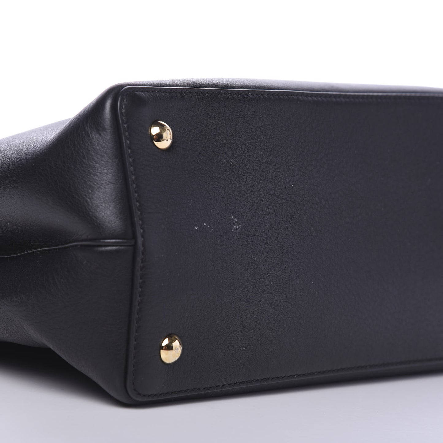 Vitello Dolce Century Petite 2Jours Tote Black Carbone