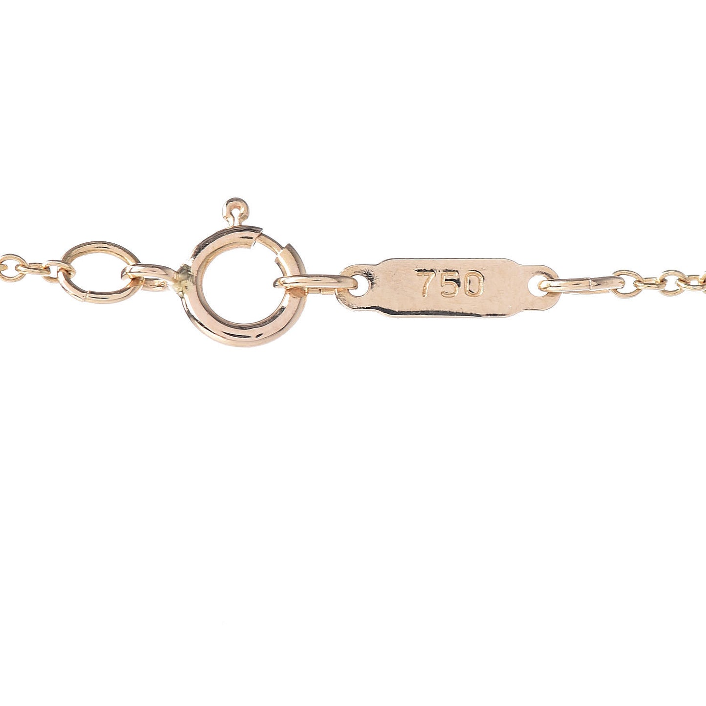 18K Yellow Gold Large Signature X Pendant Necklace