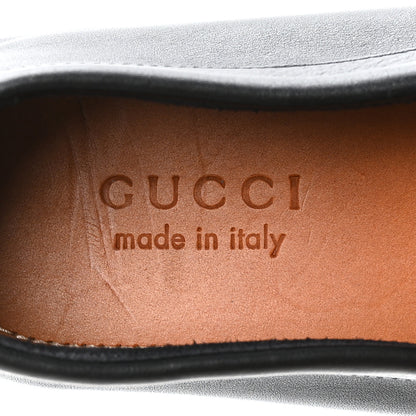 Gucci Soft Clove Calfskin Monochrome Mens Interlocking G Driver Loafers 12 Black 7 of 9