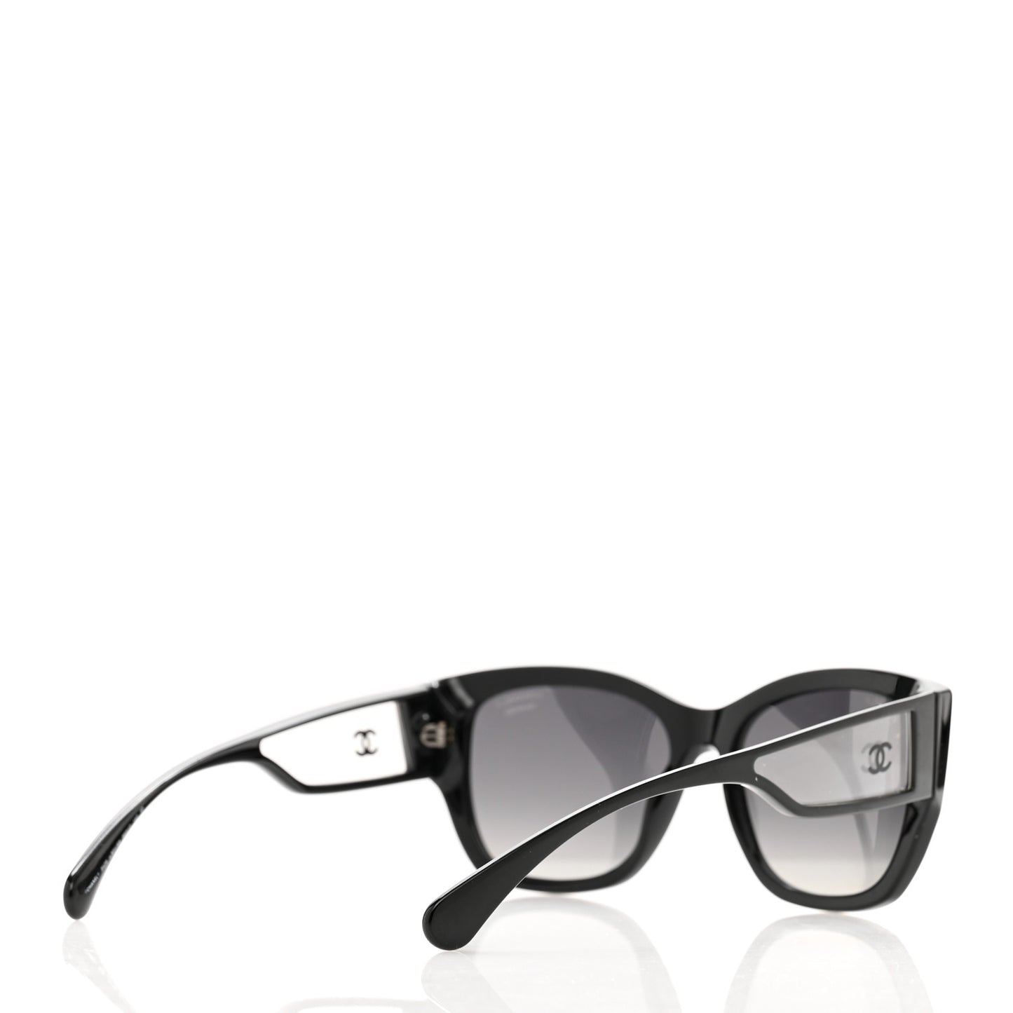 Acetate Polarized Butterfly Signature CC Sunglasses 5429 Black