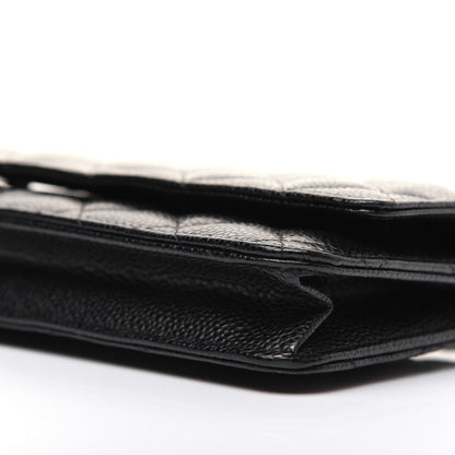 Chanel Caviar Quilted Wallet On Chain WOC Black 7 of 19