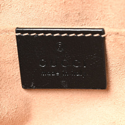 Gucci Monogram Matelasse Diagonal Small GG Marmont Chain Shoulder Bag Beige Black 6 of 10