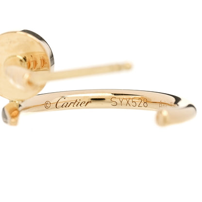 Cartier 18K Yellow Gold Juste Un Clou Hoop Earrings 4 of 5