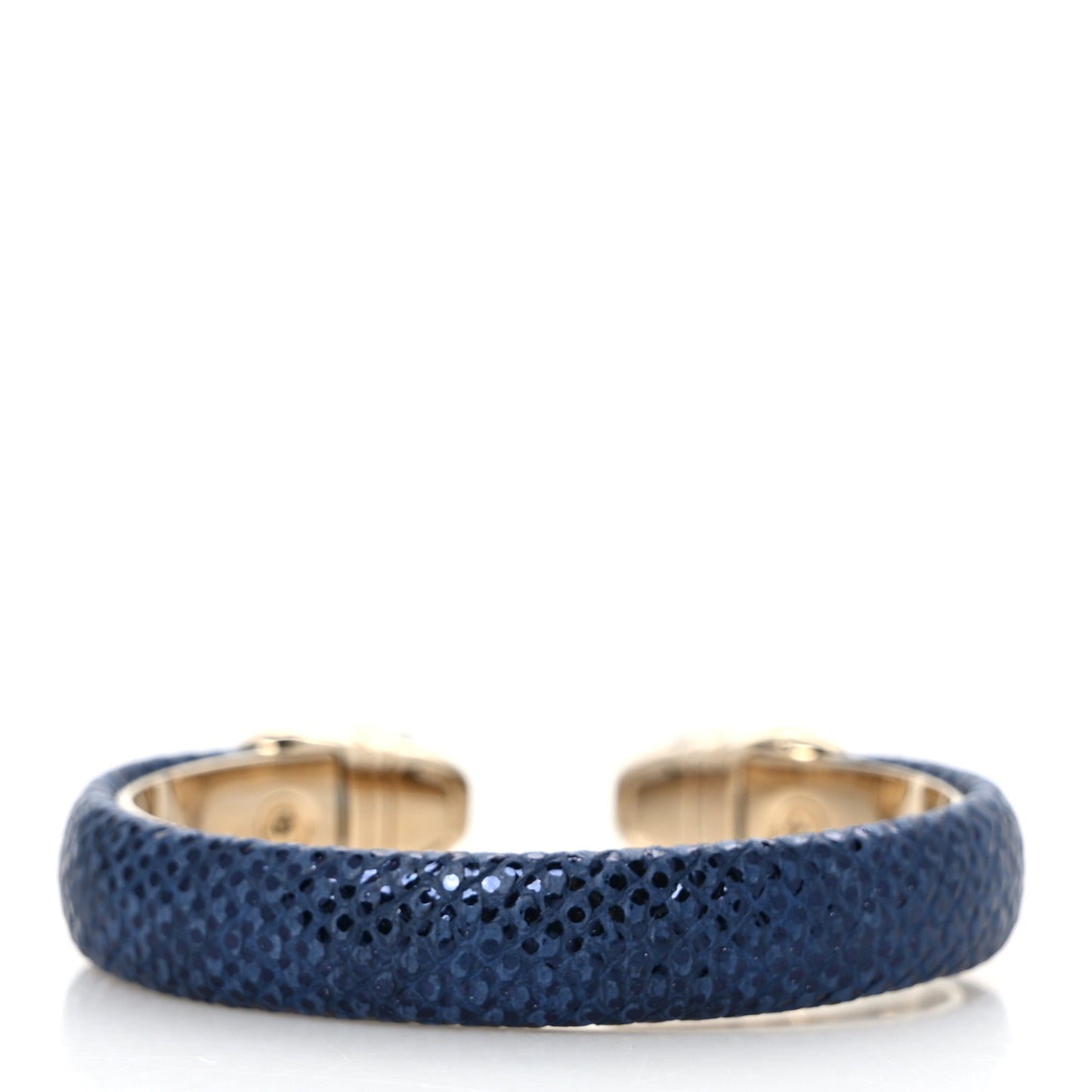 Metallic Karung Serpenti Forever Bracelet Midnight Sapphire