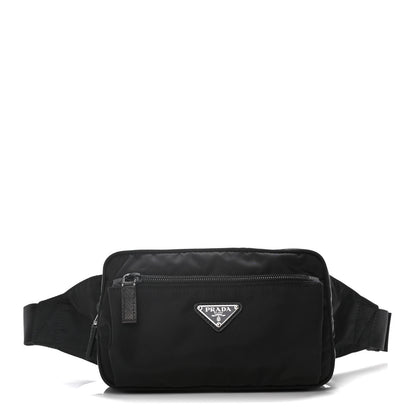 Prada Tessuto Nylon Saffiano Belt Bag Black 1 of 18