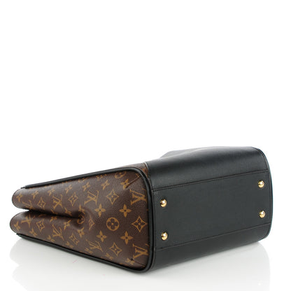 Louis Vuitton Calfskin Monogram Kimono Tote Black 4 of 7