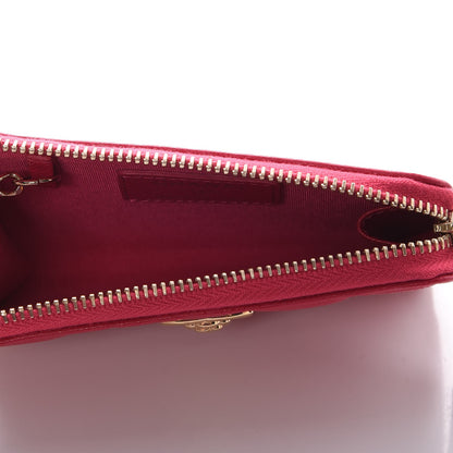 Chanel Caviar Camellia Embossed Key Holder Case Fuchsia 5 of 8