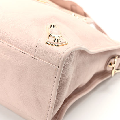 Balenciaga Chevre Silver Metallic Edge Hardware City Rose Aubepine Bois de Rose 13 of 13