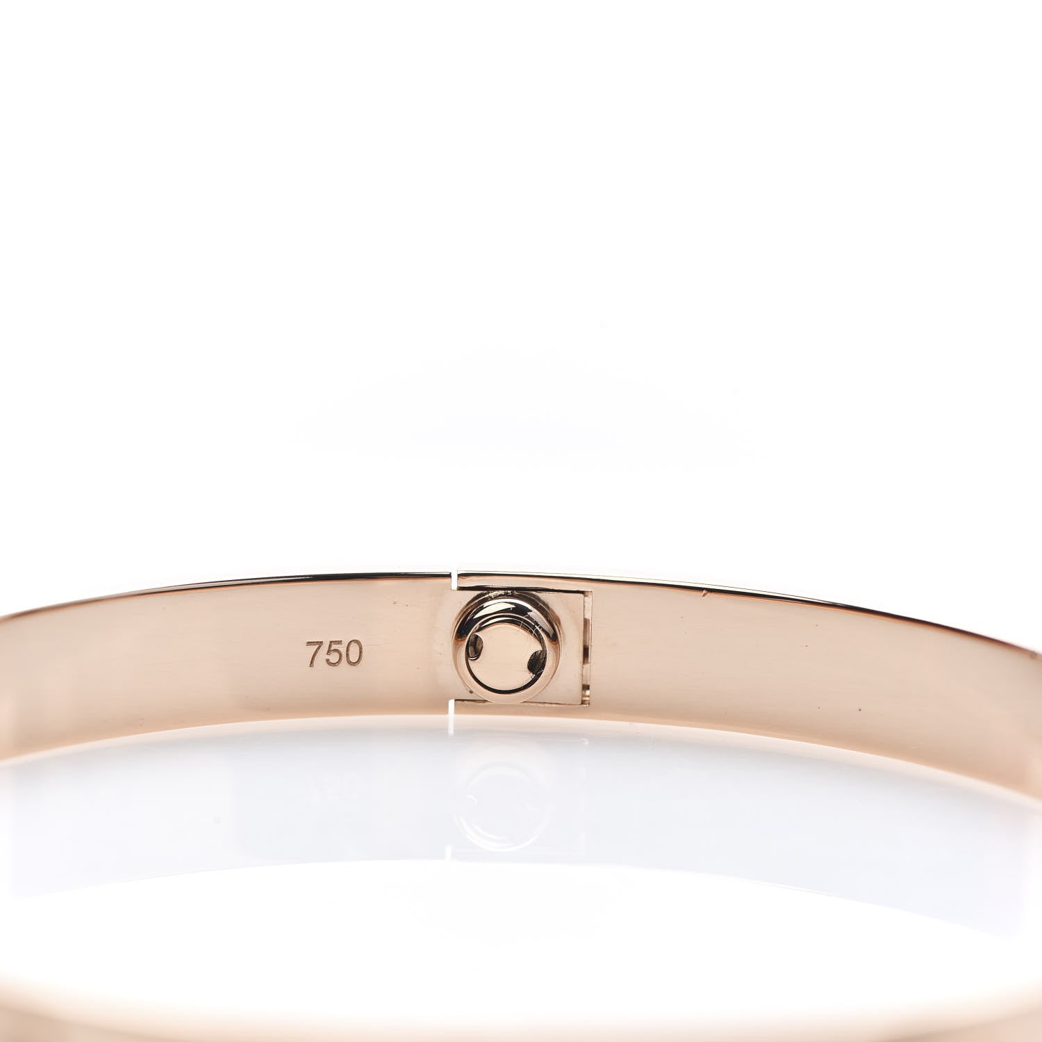 Cartier 18K Pink Gold LOVE Bracelet 19 5 of 6