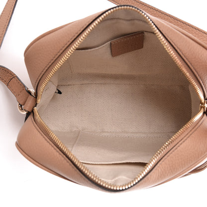 Gucci Pebbled Calfskin Small Soho Disco Bag Rose Beige 5 of 10