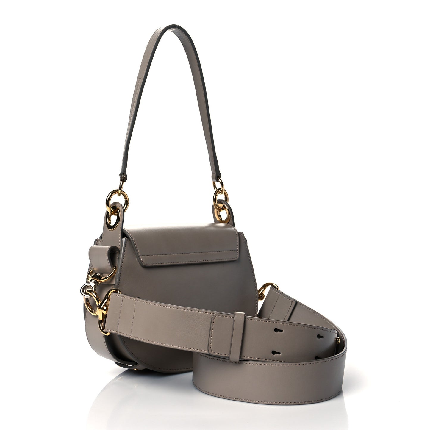 Calfskin Small Tess Bag Motty Grey