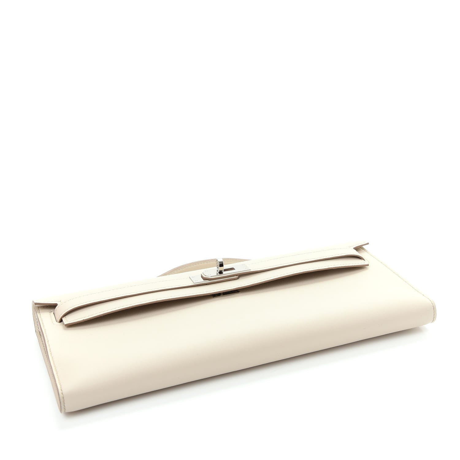 Hermes Swift Kelly Cut Clutch Pochette Beton 4 of 10