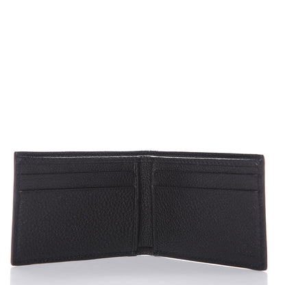 Gucci Cripto Calfskin Logo Bi-Fold Short Wallet Black Grege 5 of 7