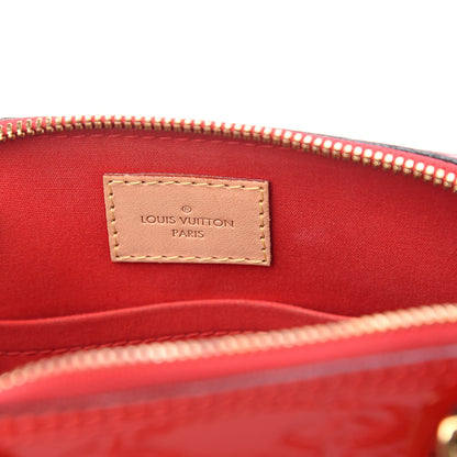Louis Vuitton Vernis Alma BB Cherry 5 of 9